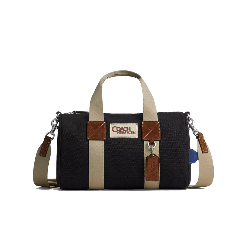 Coach Unisex Expedition Duffle Bag Silver/Black Multi