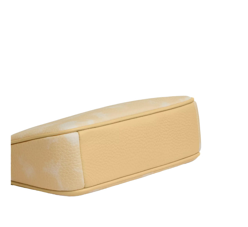 Coach Women's Nolita Nolita 19 With Floral Print And Bow Silver/Washed Yellow