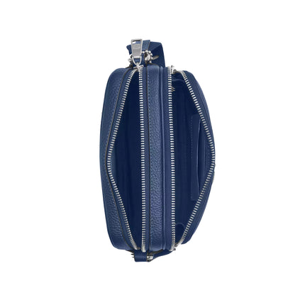 Coach Unisex Colton Crossbody Bag 19 Silver/Deep Blue