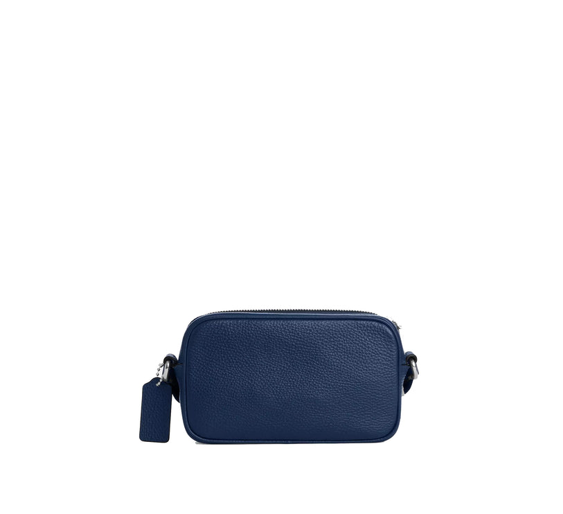 Coach Unisex Colton Crossbody Bag 19 Silver/Deep Blue