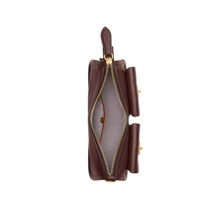 Coach Women's Twin Turnlock Waverly Bag Brass/Maple