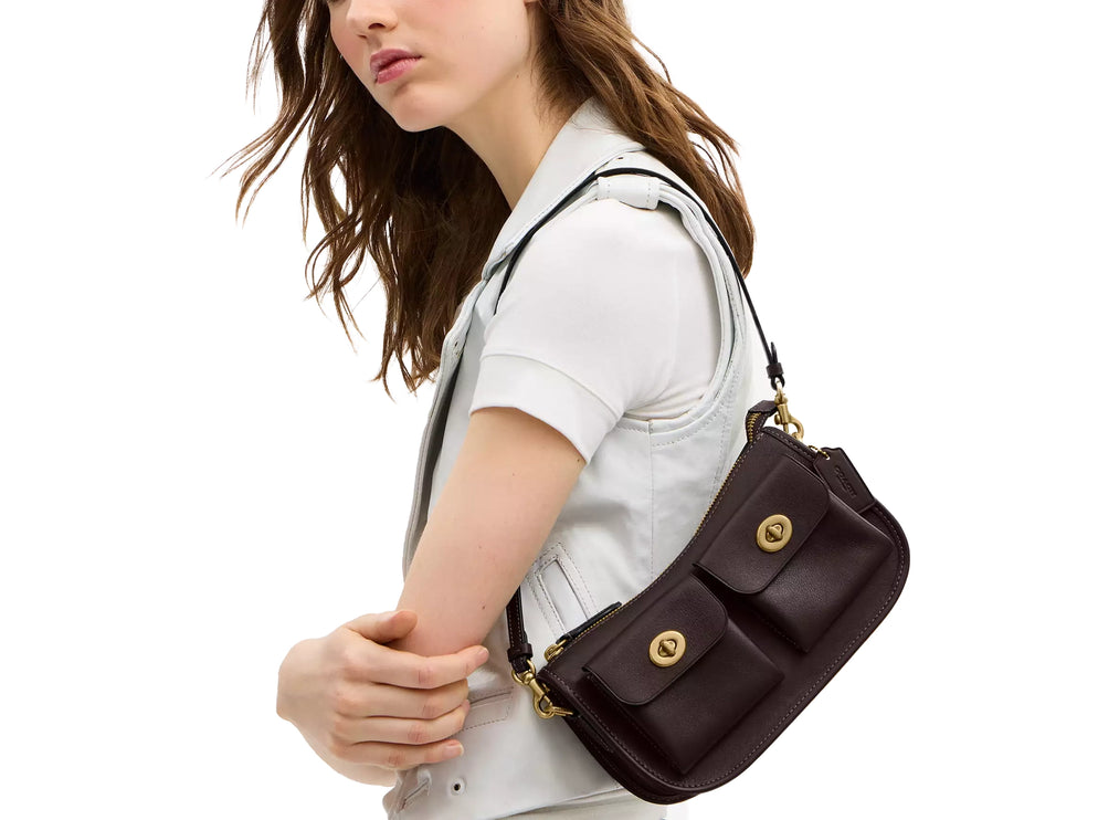 Coach Women's Twin Turnlock Waverly Bag Brass/Maple