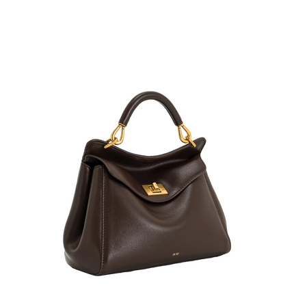 JW PEI Women's Lucia Classic Top Handbag Dark Brown