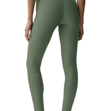 alo Women's 7/8 High-Waist Airlift Legging Bamboo Green