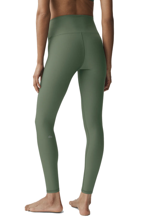 alo Women's 7/8 High-Waist Airlift Legging Bamboo Green