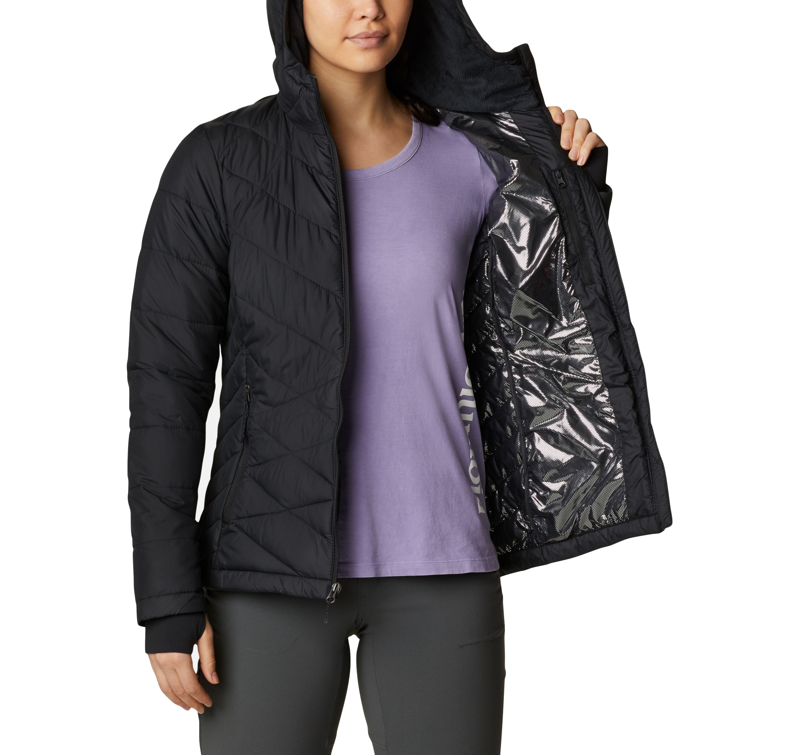 Columbia womens hot sale heavenly hooded jacket