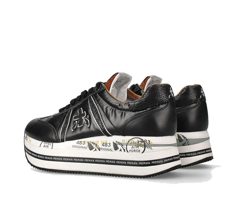 Premiata Women's Beth Sneakers Black 6045 - Hemen Kargoda
