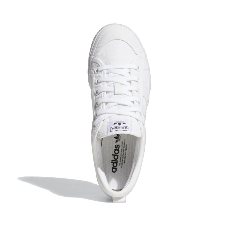 Adidas Women's Nizza Platform Shoes Cloud White/Cloud White/Cloud White FV5322