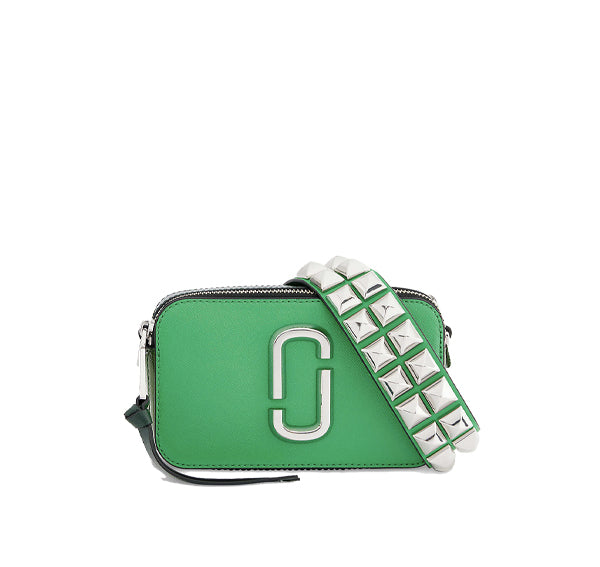 Marc Jacobs Women's The Studded Snapshot Bag Fern Green/Multicolor