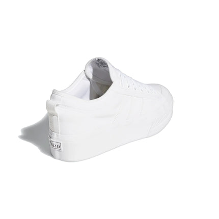Adidas Women's Nizza Platform Shoes Cloud White/Cloud White/Cloud White FV5322