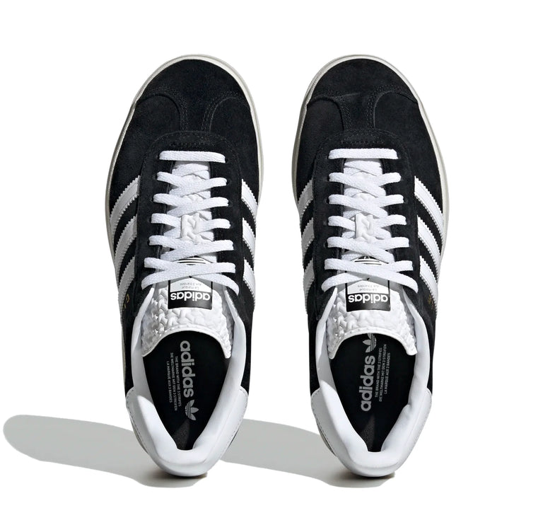 Adidas Women's Gazelle Bold Shoes Core Black/Cloud White/Core White HQ6912
