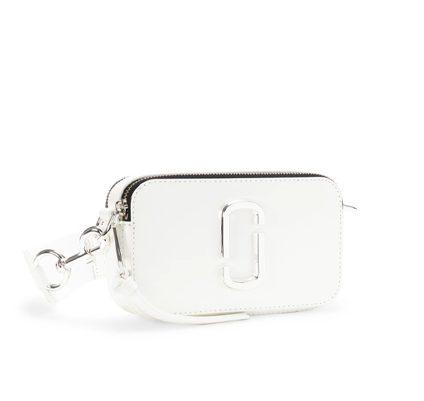 Marc Jacobs Women's The Snapshot Crossbody Bag Full White